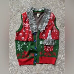 Festive Sam Adams Holiday Vest
